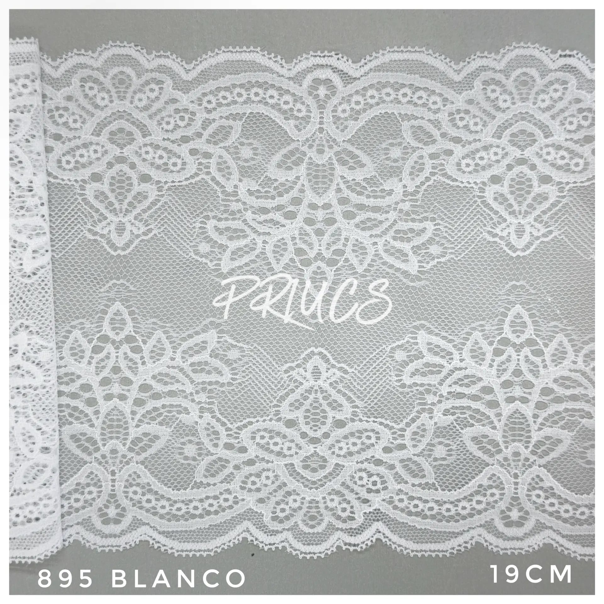 Puntilla ancha 895 color Blanco