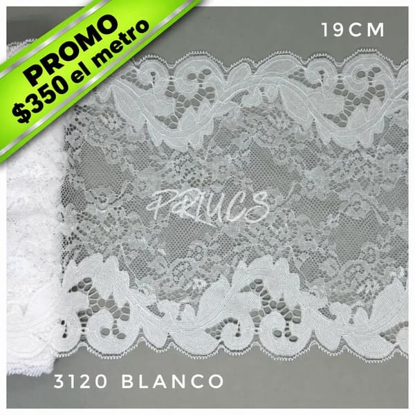 Puntilla ancha 3120 Blanco