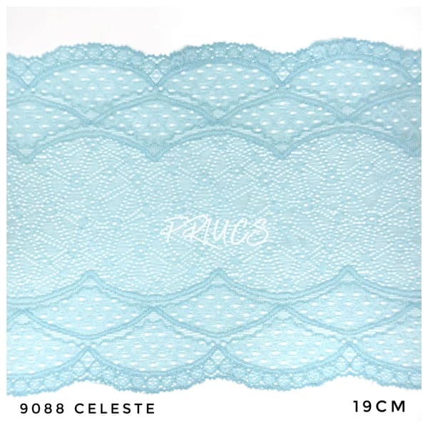 Puntilla ancha 9088 Celeste