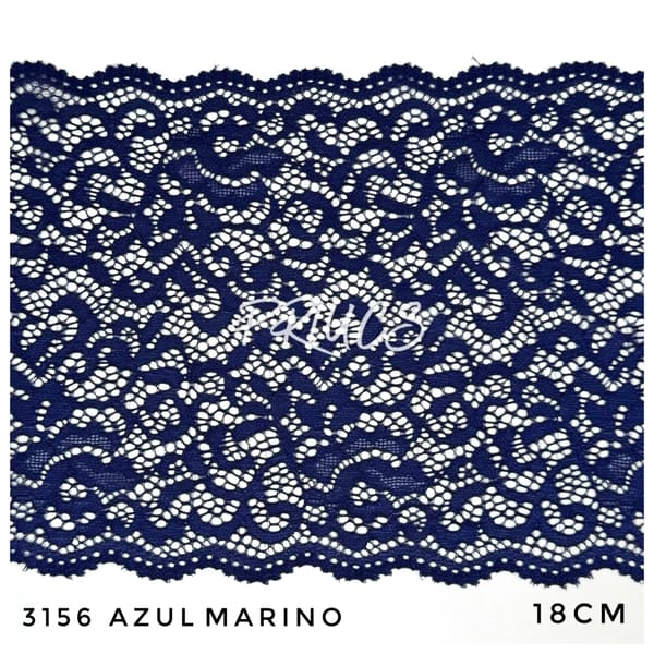 Puntilla ancha 3156 Azul marino
