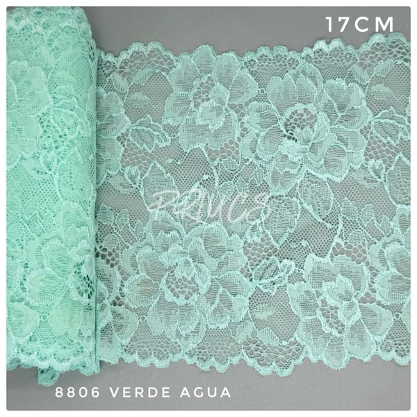 Puntilla ancha 8806 Verde agua aqua