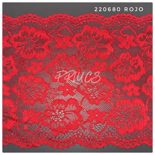 Puntilla ancha 220680 Rojo