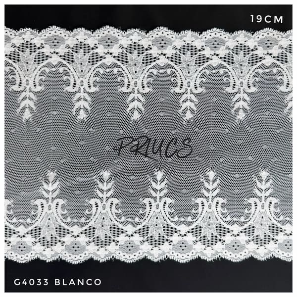 Puntilla ancha G4033 Blanco