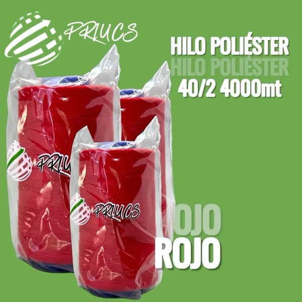 Hilo 40/2 Rojo