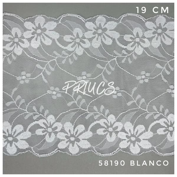 Puntilla ancha 58190 Blanco