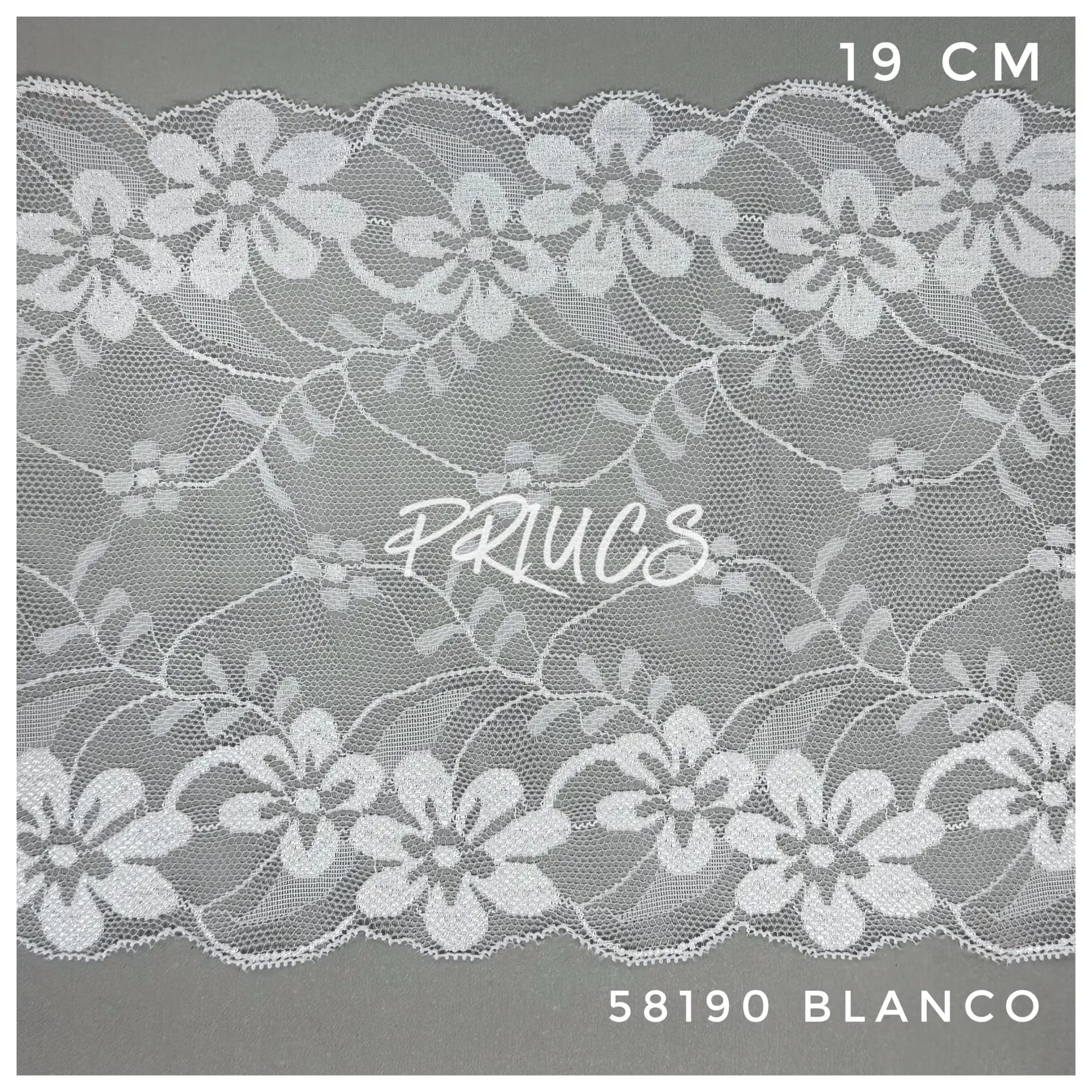 Puntilla ancha 58190 color Blanco
