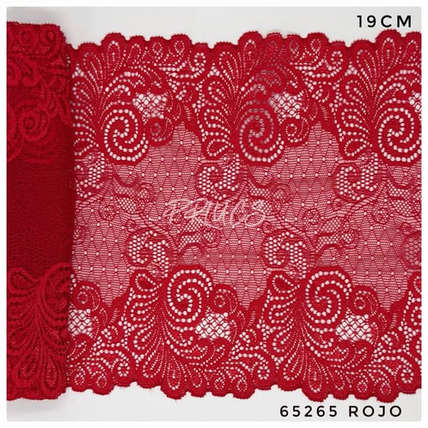 Puntilla ancha 65265 Rojo