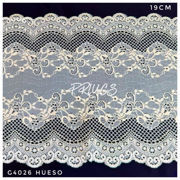 Puntilla ancha G4026 Hueso