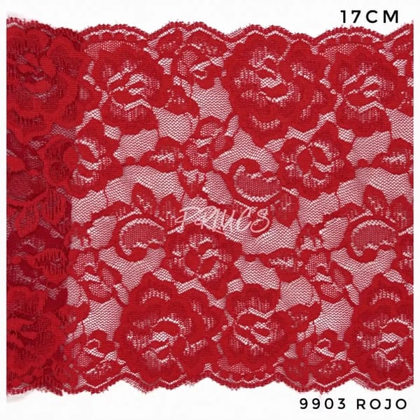 Puntilla ancha 9903 Rojo
