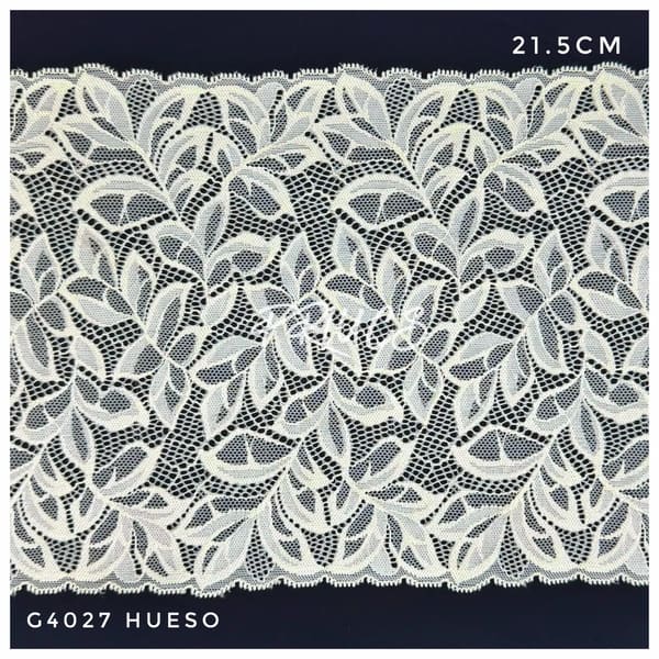 Puntilla ancha G4027 Hueso