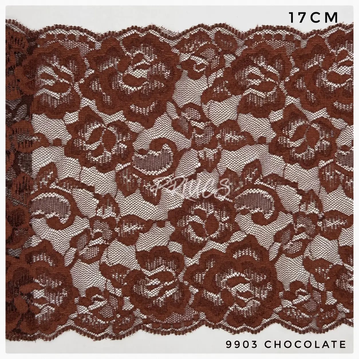Puntilla ancha 9903 color Chocolate