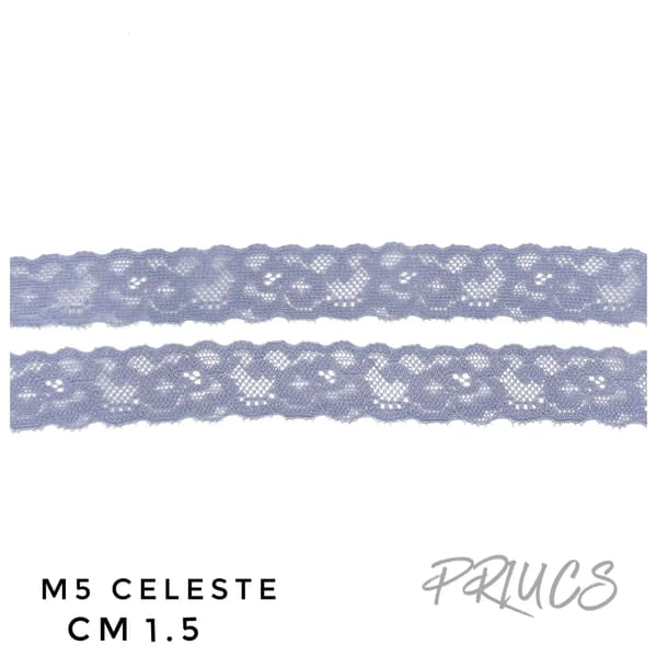 Puntilla angosta M5 Celeste
