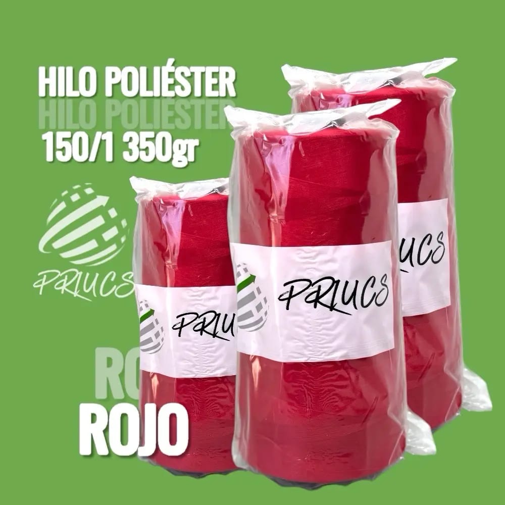 Hilo 150/1 color Rojo