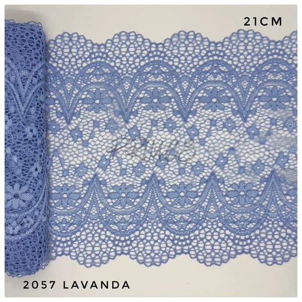 Puntilla ancha 2057 Lavanda
