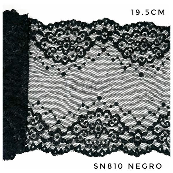 Puntilla ancha SN810 Negro
