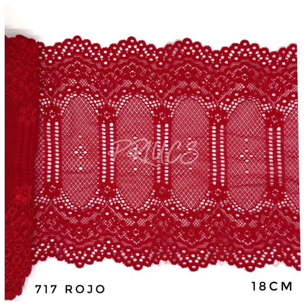 Puntilla ancha 717 Rojo