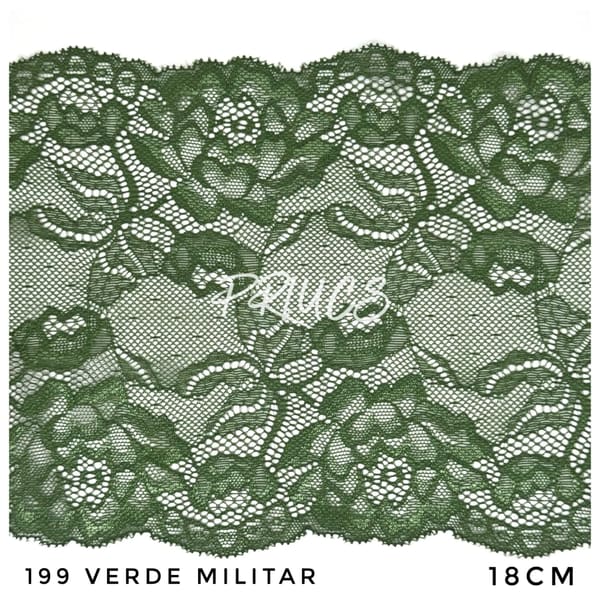 Puntilla ancha 199 Verde militar