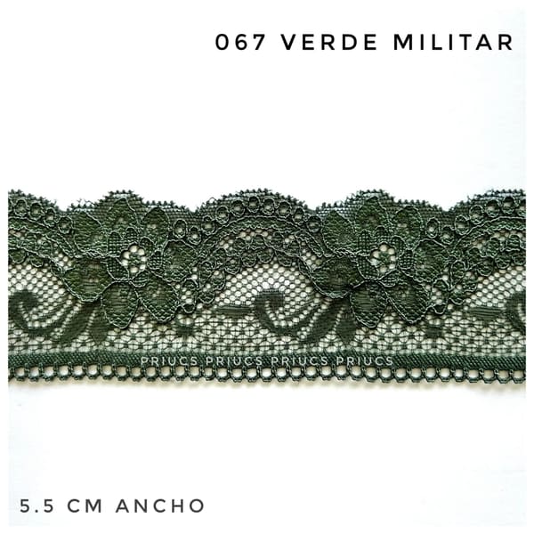 Puntilla angosta 067 Verde militar