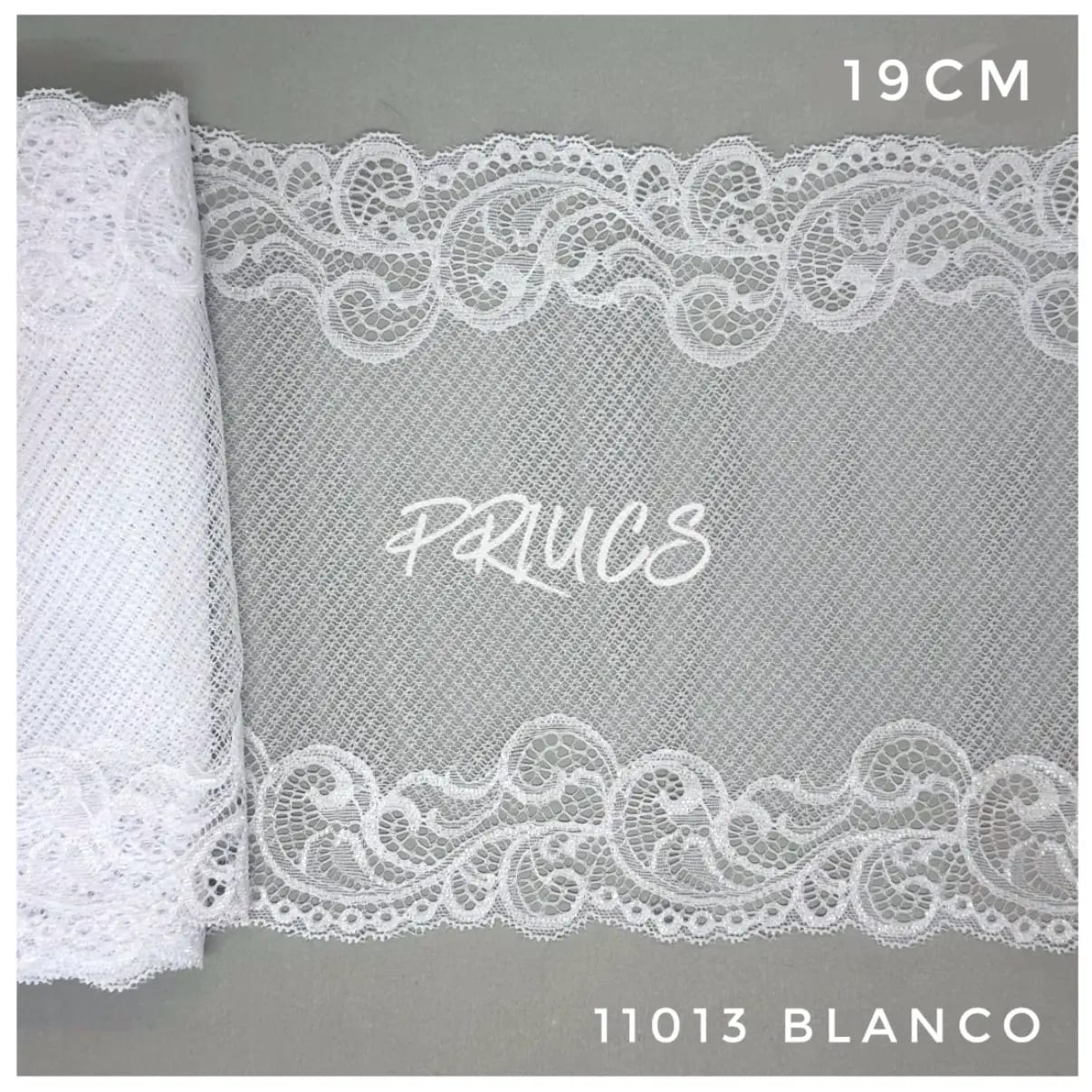 Puntilla ancha 11013 color Blanco