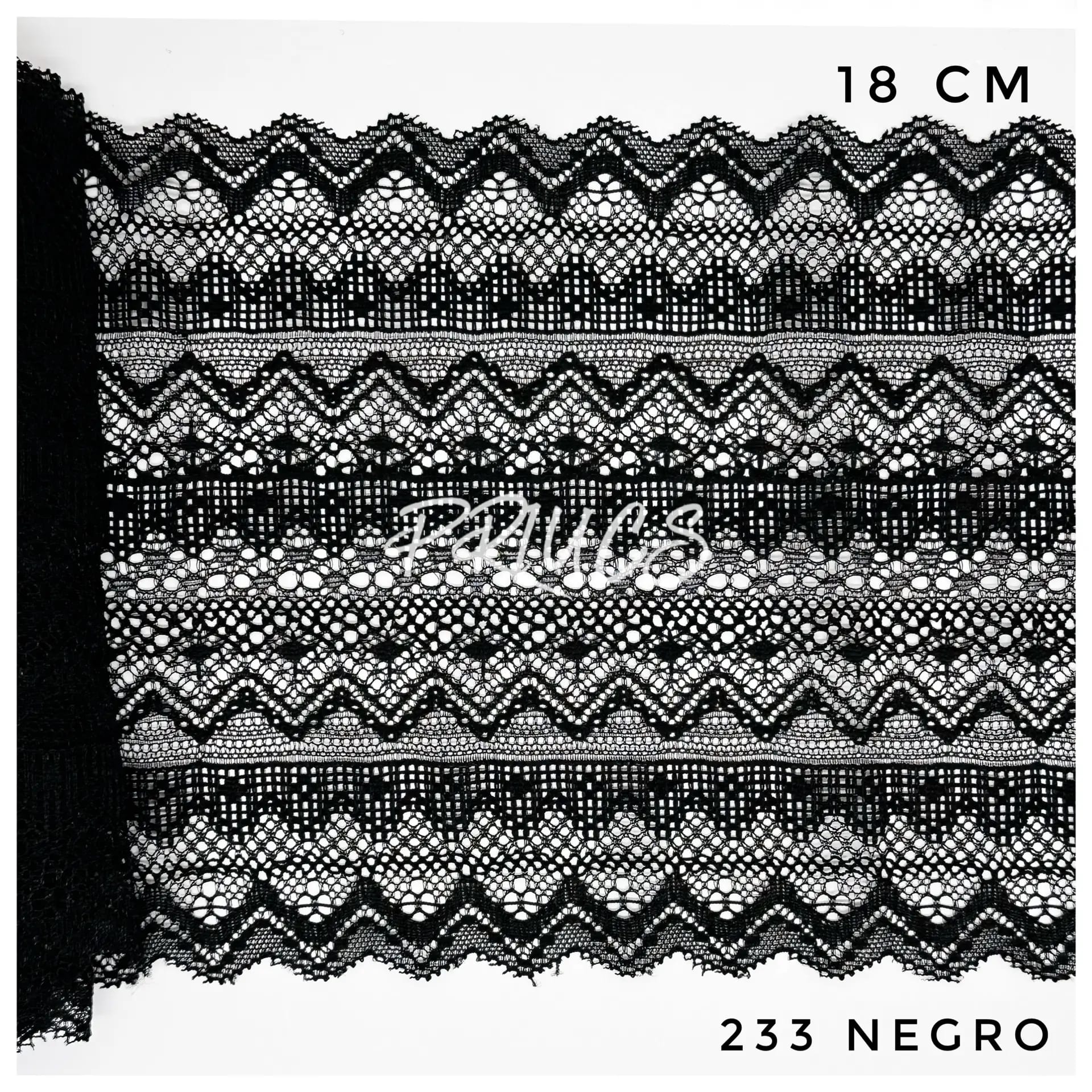 Puntilla 233 color Negro