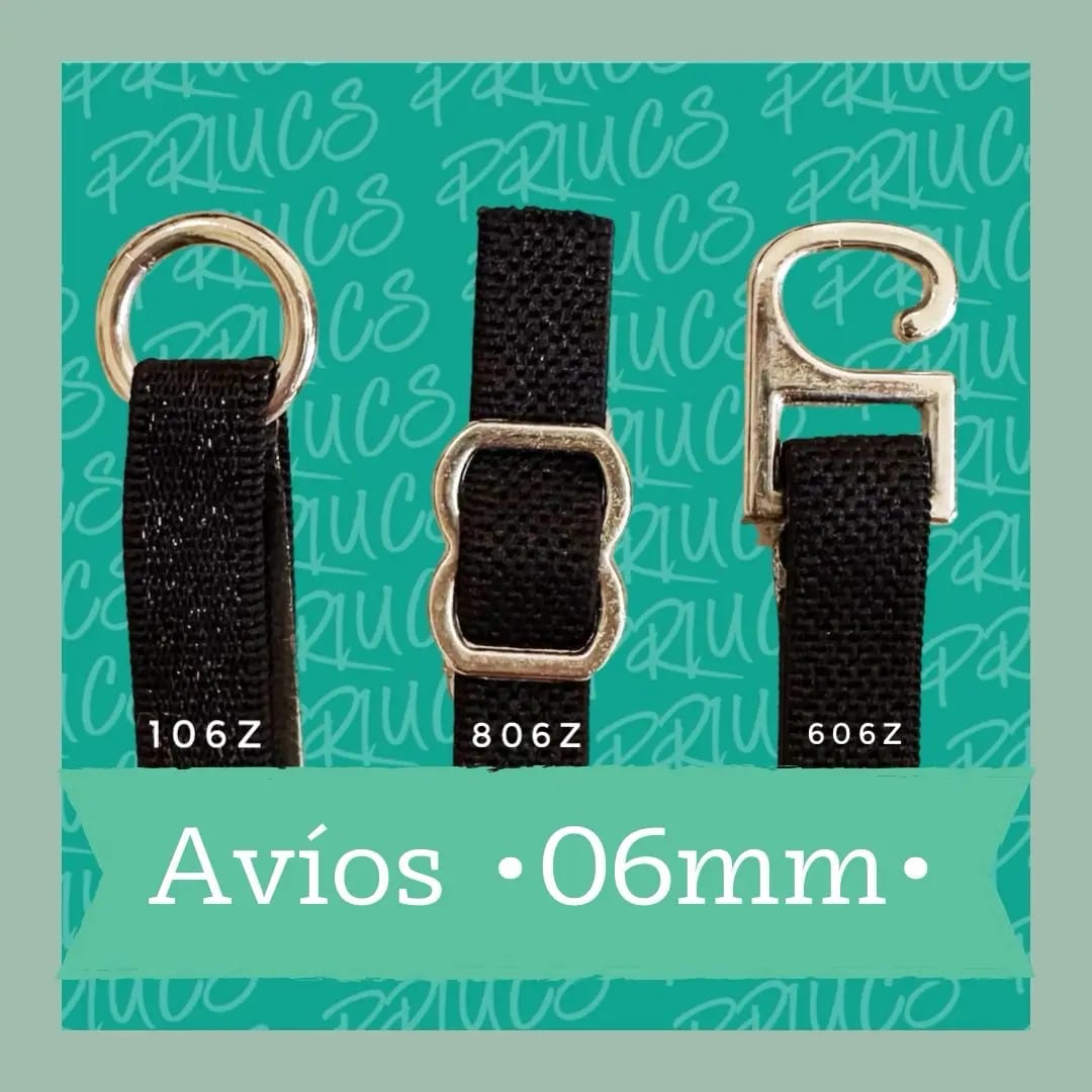 Avíos para lencería 6 mm